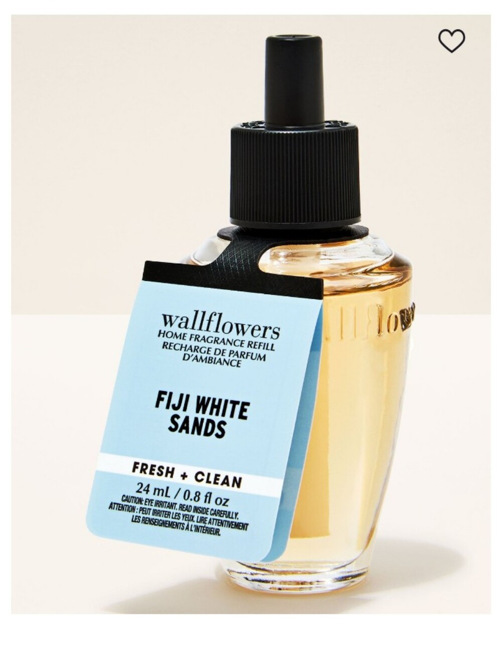 Bath & Body Works Wallflowers Fiji White Sands Refill - Light Blue & Clear